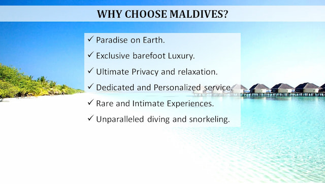 Why Choose Maldives