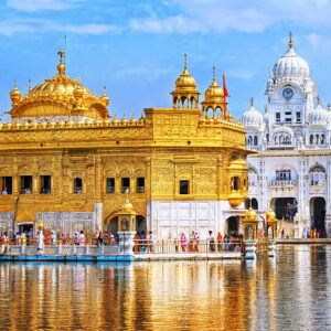 Golden Temple, the main sanctuary of Sikhs, Amritsar, Punjab,  India